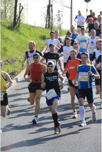 Michael am Start des HM