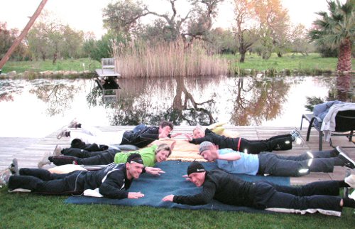 Stabü bei Sonnenuntergang