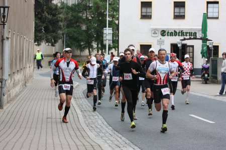 Start Duathlon - mittlere Strecke