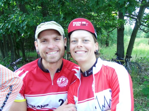 Susi und Totten vor dem Start