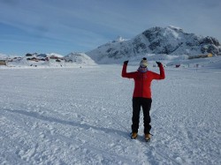 Annett auf der Suche nach dem Yeti