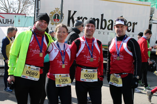 Posing: Silvio, Jana, Maurice, Marcel