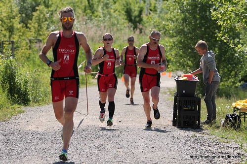 Masters beim Lauf - Sven, Jana, Sascha, Gerd