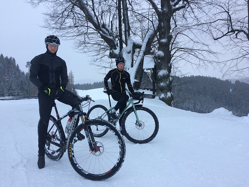 Hier der Beweis: Auch die Räder waren mit dabei!